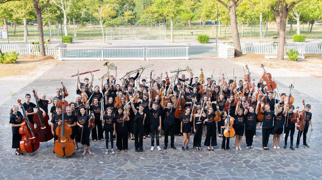 orchestra giovanile BenTiVoglio al corso estivo per orchestra sinfonica