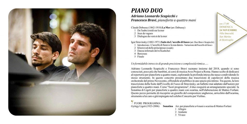 PIANO DUO Festival musica da camera